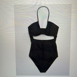 Aerie Ruched Cut Out One Piece Swimsuit - never worn